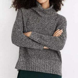 Madewell Charcoal Turtleneck Sweater